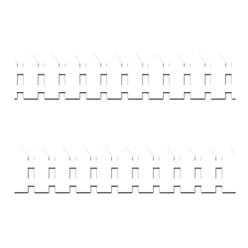 Amazon.com: Hygloss White Fence Design Border Strips 3 x 36