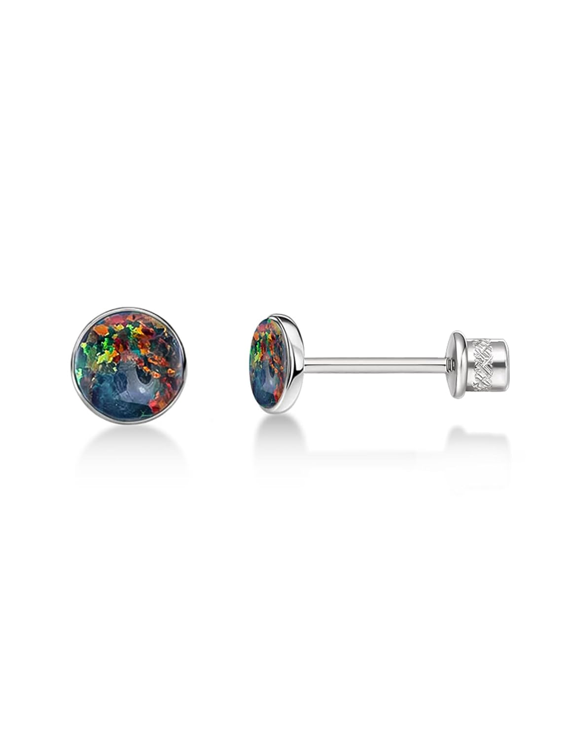 limerencia Hypoallergenic G23 Implant Grade Titanium Screw Back Earrings Tragus 20G Helix F136 Piercing Post for Sensitive Ears