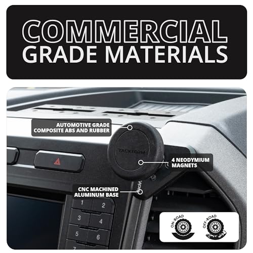 Tackform Link Vent Mount Universal Magnetic Phone Holder Compatible with 2015-2020 Ford F-150, 2017-2021 Super Duty, and 2018-2021 Expedition | Aluminum Base, Short Reach | NOT Compatible With MagSafe by Tackform - Image 6