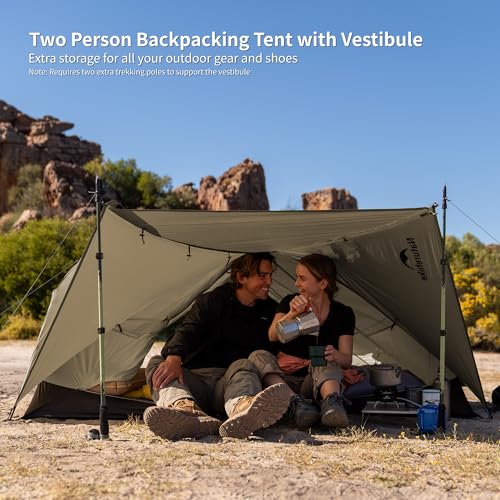 Image of Naturehike Mongar Upgraded 1 /2 /3 Person Backpacking Tent,Waterproof Lightweight Camping Tent with Footprint