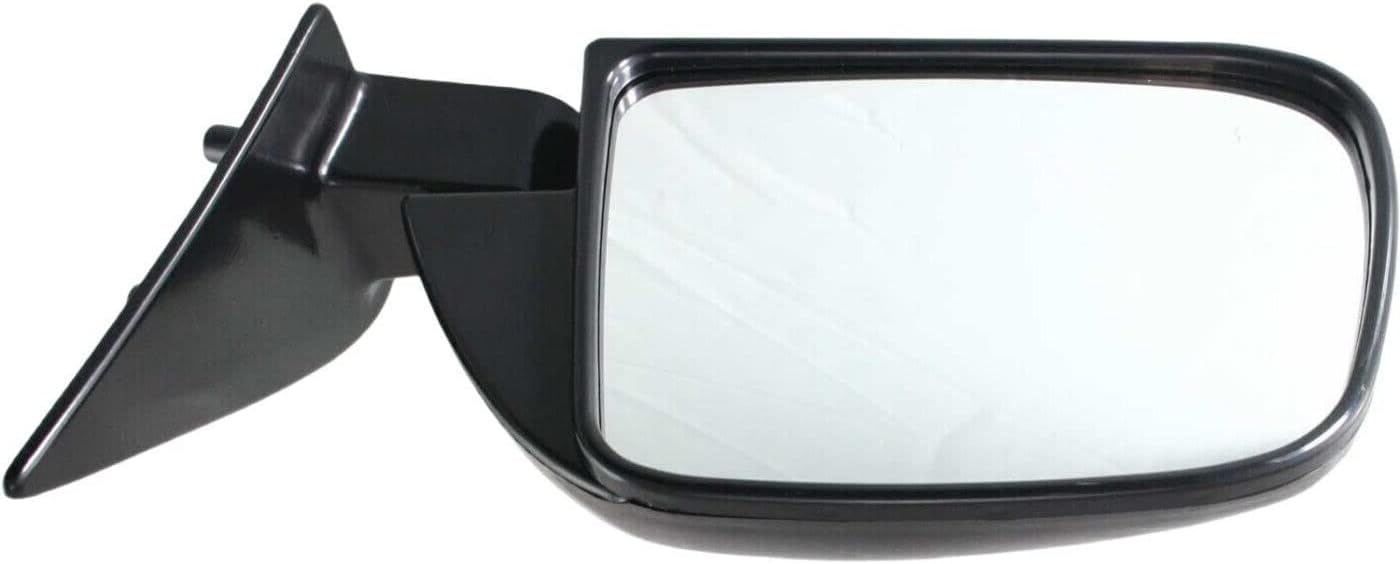 I-Match Auto Parts Front Left Driver Side Manual Door Mirror Foldaway Type Black Textured For 1989-1995 Toyota Pickup 2WD - 4WD 8794089147 TO1320112