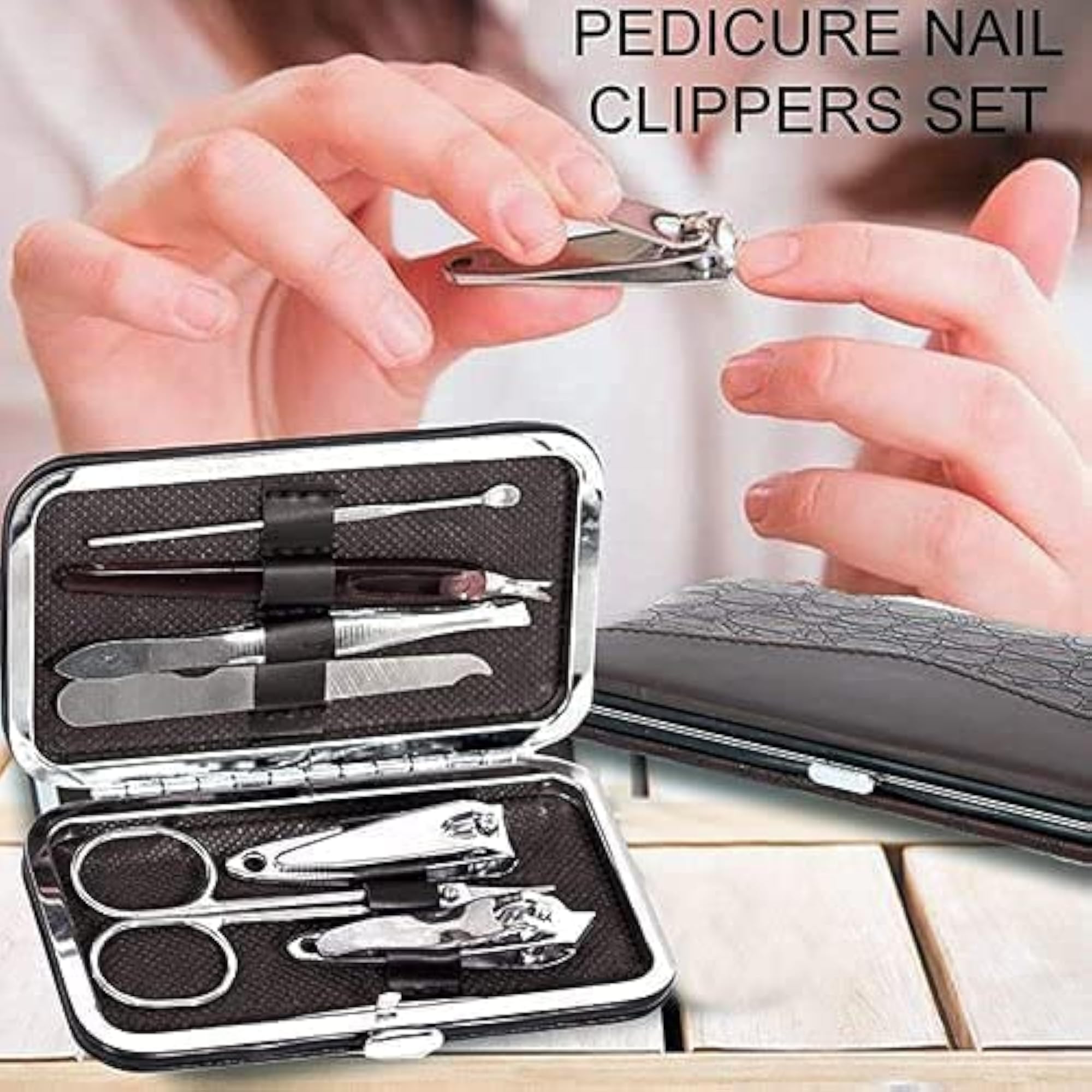 7 in 1 Stainless Steel Professional Manicure Kit