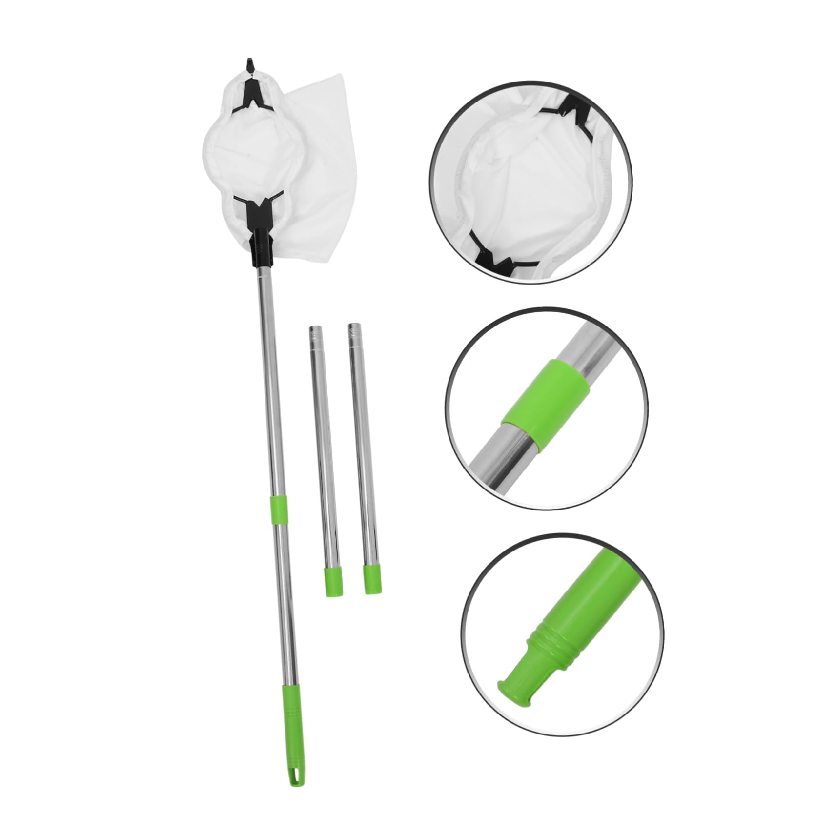 Mipcase 1 Set Raccoglitrice Di Frutta Aerea Frutta Con Cesto Cestino Per La Raccolta Della Frutta Gabbia Per La Raccolta Della Frutta Silver Acciaio Inossidabile