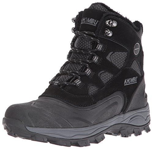 khombu rugged exposure men's mammoth ii waterproof winter boots