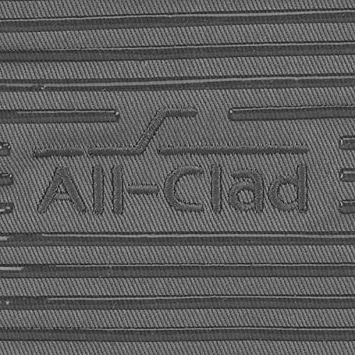 All-Clad Premium Pot Holder & Heating Pad, (2-Pack) Heat Resistant To 500 Degrees, 100% Cotton 10"X6.25" For Kitchen And Barbeque, Pewter #TOP1