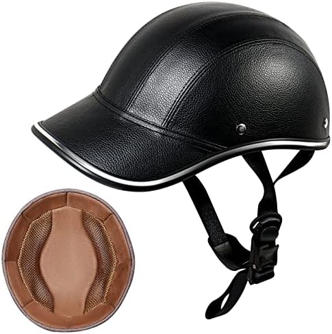 Anokrzcc Bike Helmet Adults-Cycling Retro-Lightweight Baseball Helmet, Urban Leisure Road and Mountain Riding Safety Helmet with Classical Style Inner Lining, Adjustable Strap for Adult Men Women