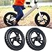 predolo Replacement Wheels for Training Bicycle 11 inch Nylon, Triangular Wheel Hub