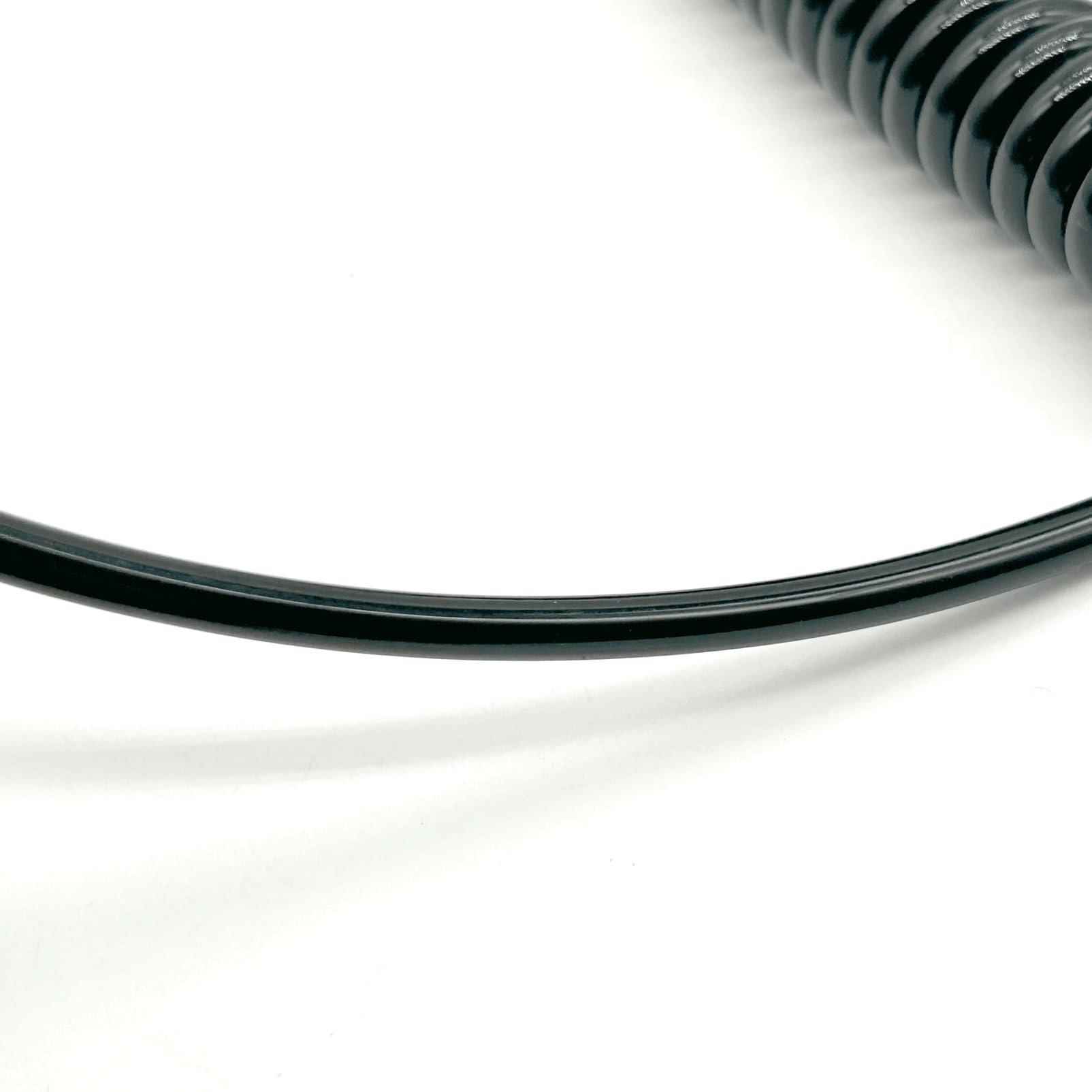 2,5 mm2 3-żyłowy spiralny kabel elektryczny, zwijany przewód elektryczny do maszyny wiszącej, elastyczny rozciągliwy 13 AWG (Stretch 1,5 metrów)