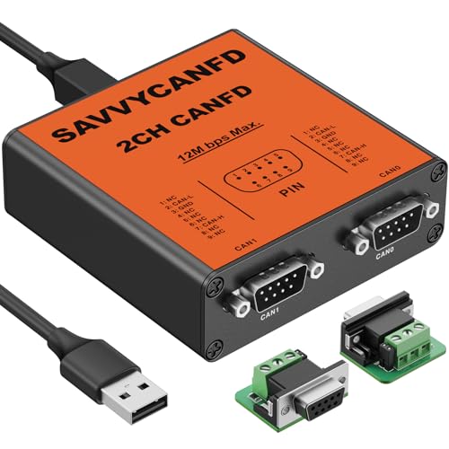 Image of USB to Dual Channel CAN FD Converter SavvyCAN-FD-X2 CAN Speed Up to 12M Max Isolated Against USB 2.5KV,CE,FCC