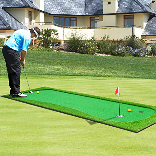 Alfombrillas-de-Golf-Putting-Green-de-Golf-33-x-10-pies-Sistema-de-Ayuda-para-Entrenamiento-de-practica-de-Golf-con-6-Pelotas-de-Golf-para-Uso-en-Interiores-y-Exteriores