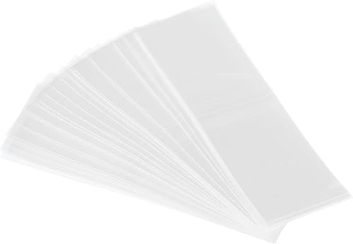 Miniatura 41 de PATIKIL Bandas retráctiles perforadas de 6.102 x 1.575 in, paquete de 400 bandas termocontraíbles de PVC para tapas de diámetro de 3.74 a 3.82