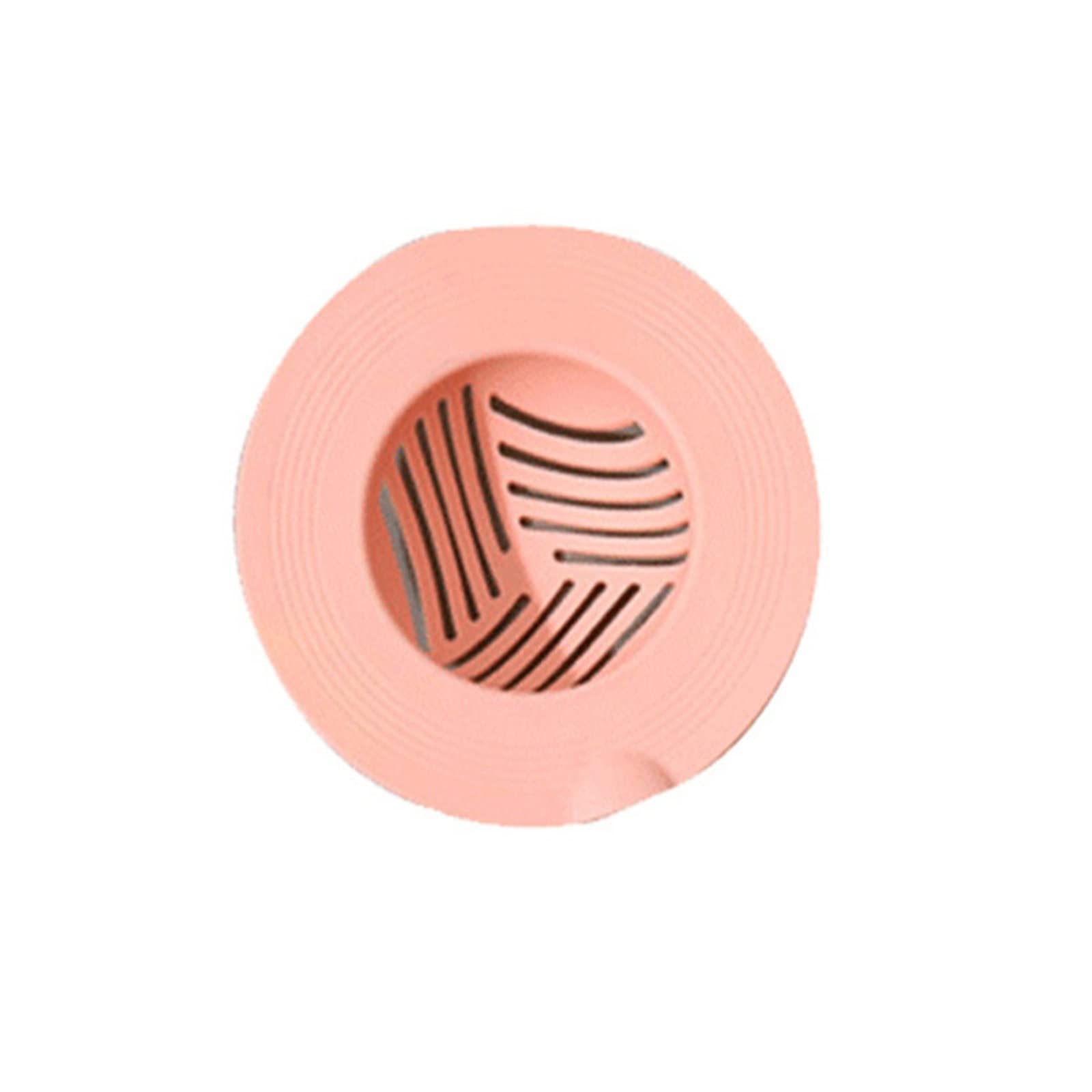 JINGYAN Sink Drain Stopper Silicone Sink Strainer Waste Stopper Filter Sewer Floor Drain Collector Plug Kitchen Accessories(Pink)
