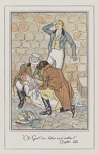 Poster illustration Charles Edmund Brock 50x70 toile pour deco salon