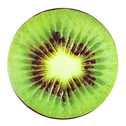 TiooDre Soft Round Pillow Plush Lemon Fruit Seat Pad Back Cushion for Chairs Patio Home Office