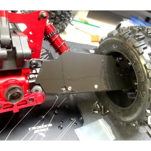 Image of Rear Mud Guards for Arrma 6S 1 /8 Kraton /Notorious /Outcast /Talion& | 1 /7 Fireteam /Big Rock,Rear Splash Flaps Parts Dirt Guard Dust,Stones Mud Protective Fenders Upgraded Replace-L-Nylon