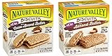 Nature Valley Biscuits With Cocoa Almond Butter & Almond Butter 5 Count (PACK OF 2)