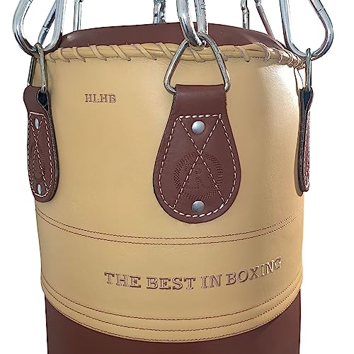 Image of Ringside Heritage 90-pound Genuine Leather Boxing Punching Heavy Bag