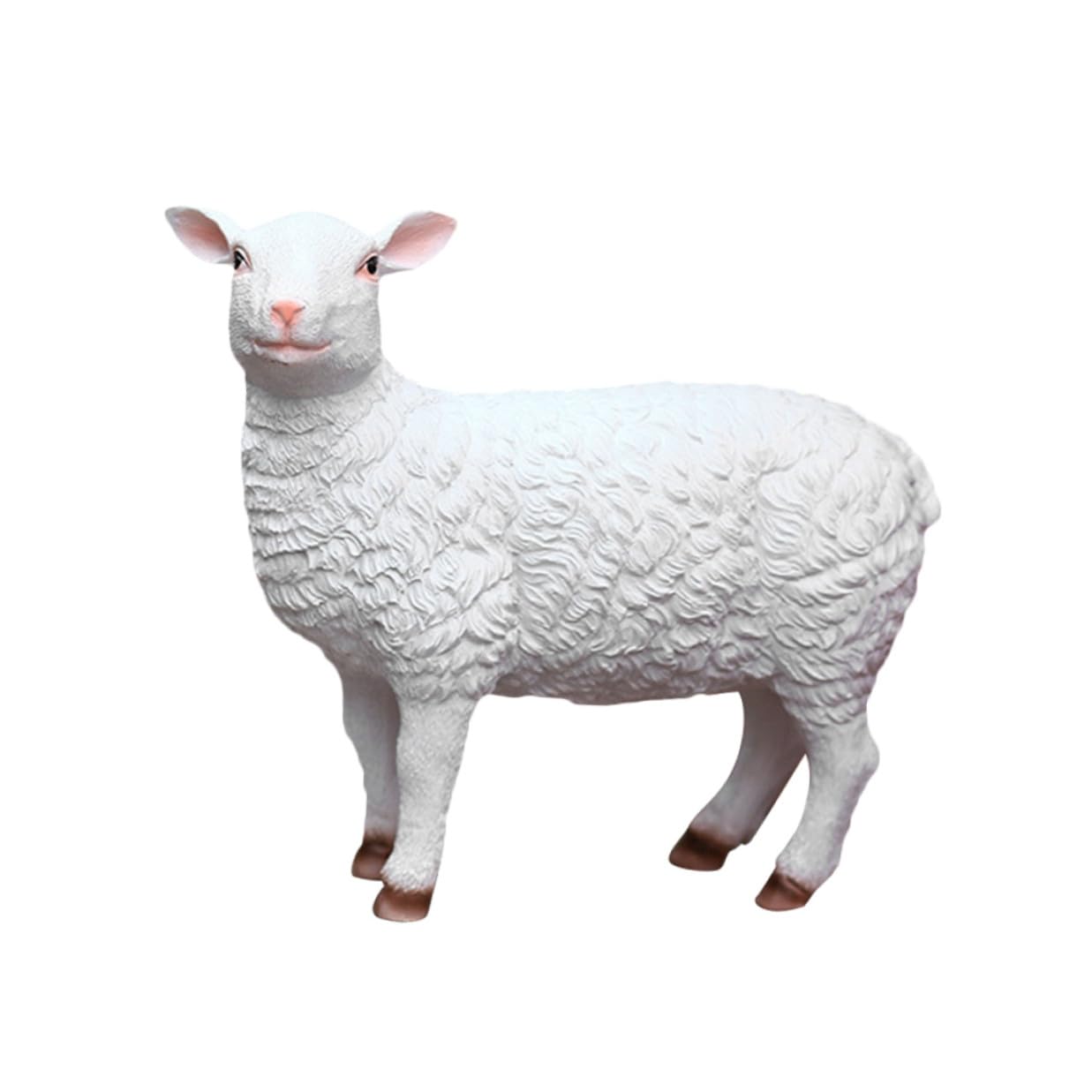 Statue de mouton en résine pour égayer votre pelouse et terrasses