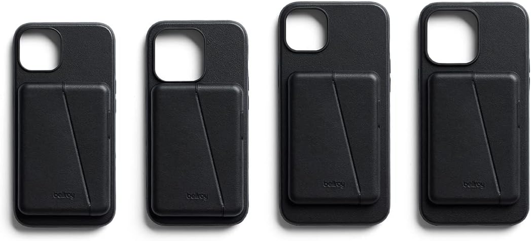 Bellroy Mod Case + Wallet for iPhone 14 Plus – (Leather Phone Case, Slim Card Holder) - Black - Image 6