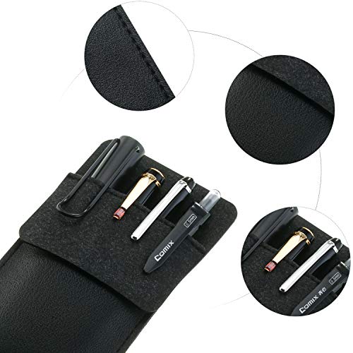 Outus OUTUS-BLACK LEATHER POCKET-003 4 Packs Pocket Protector thumb #2