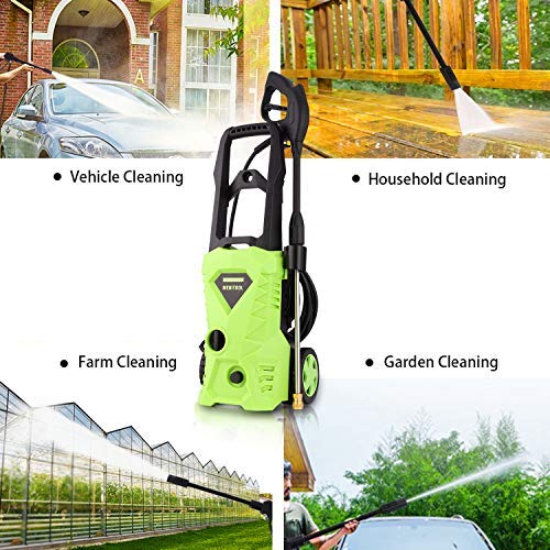 Pressure Washer, Power Washer with 2500 PSI,1.6GPM, HD5218 with 4 Nozzles Foam Cannon,Best for Cleaning Homes, Cars, Driveways, Patios