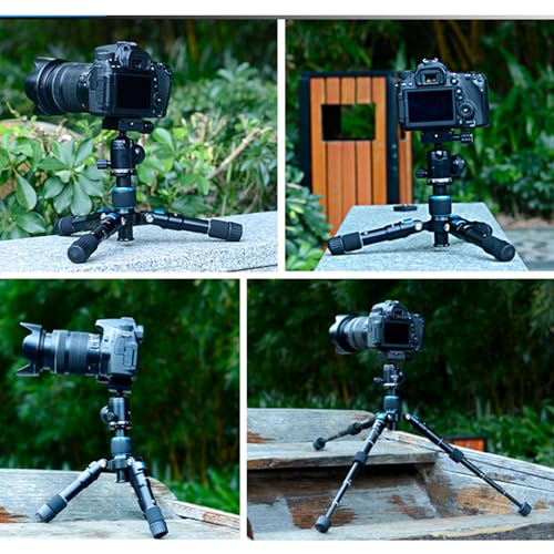 Trípode de escritorio de aluminio de 50 cm para videocámaras y cámaras DSLR 5