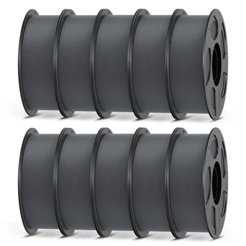 ANYCUBIC PLA Filament 1.75mm, 3D Printer Filament, Intelligent Identification, Dimensional Accuracy +/- 0.02mm, 10 Pack 