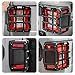 OMU Genesis Series Aluminum Tail Light Cover Compatible with 2018-2024 Jeep Wrangler JL, Protector Cover Tail Light Lamps Protected Trim Guards
