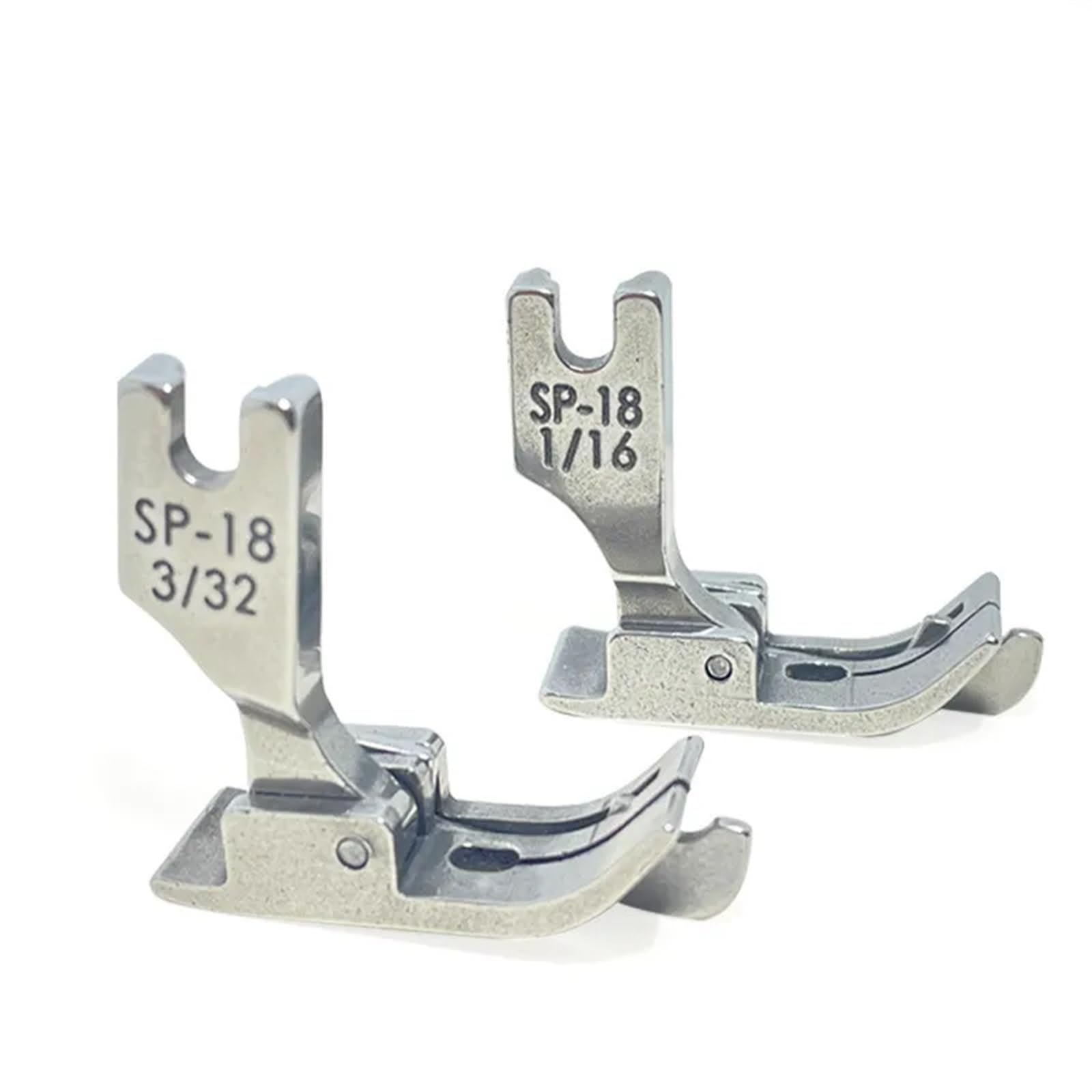 Piedino Guida Bordo Sinistro SP-18 Con Ruota A Rullo Per Macchina Da Cucire Industriale 1 Ago - Acciaio - 2