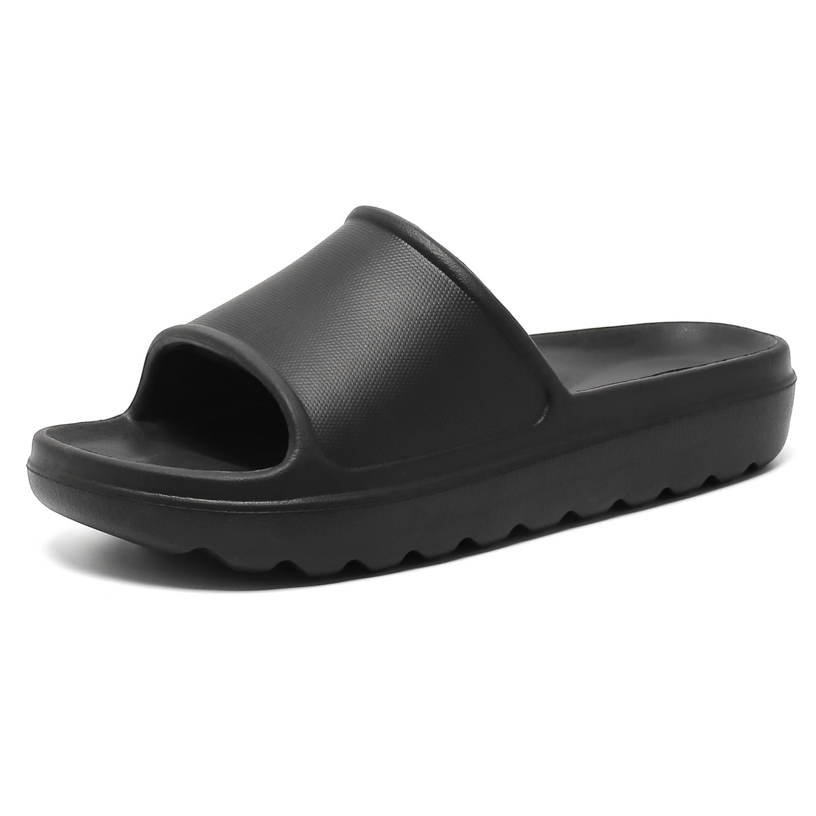 Claquettes Femme Homme Support voûte Sandales Été Plage Piscine Claquettes Douche Antidérapante Chaussons été