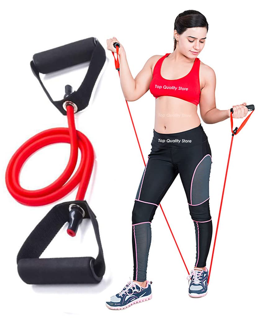 Resistance Tube Exercise Bands for Stretching, Workout, and Toning for Men, and Women with Additional Door Anchor (30-35 lbs) - Random Colou (B09MJ988QP) Amazon Price History, Amazon Price Tracker