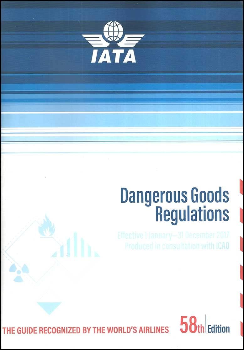 2017 58th Edition IATA Dangerous Goods Regulations - Perfect Bound - (English)
