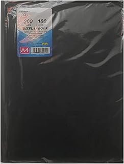 Hyunday JS70R Office Clear Book 100 Pockets A4 - Assorted Colors