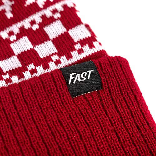 FASTHOUSE Youth Ralphie Beanie (Red, One Size)2