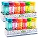 Big Bubble Wand 12 Pack - 14'' Blow Bubbles Solution Novelty Summer Toy - Activity Party Favor Assorted Colors Set
