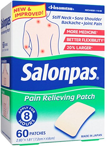 Salonpas Pain Relief Patches 60 Ea - Pack of 3