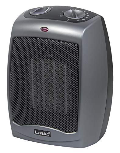 Lasko Portable Indoor Electric Ceramic Space Heater with Tip-Over Safety Switch, Overheat...