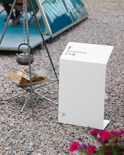 Soporte para extintor de incendios, gabinete de acero para extintor, funda de extintor de soldadura de hierro
