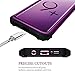 LONTECT Galaxy S9 Plus Case, 3 in 1 Shockproof Heavy Duty Protective Cover Case for Samsung S9 Plus, Glitter Sparkly Bling, Shiny Purple/Black