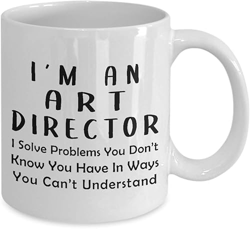 Miniatura 2 de Im an Art Director Coffee Mug Tea Cup Funny Cute Gag Appreciation Idea - Solve Problems - Gifts for Artist Dept Creative Department Team Design