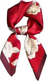 Cachecol quadrado de cetim tipo seda 70 x 70 cm - lenço de cabeça para dormir e bolsa para mulheres, bandana de cabelo leve
