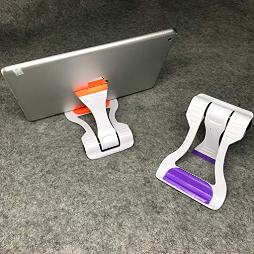 Hemobllo Suporte dobrável para telefone de mesa com 3 psc ajustável com vários ângulos preguiçoso pa