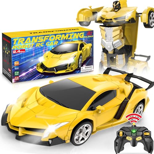 Dolanus Remote Control Car – Transform Robot RC Cars, Toys for Ages 5-7, Kids Toys, 4 Year Old Boy Toys, Toys for 3 4 5 6 7 8 10 12 Years Old Boy, Gifts for Boys Kids Toddlers Birthday