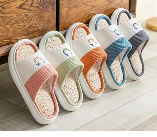 Smile Face Straw Cute Slide For Women Slippers Sandals Shower Shoes Women Clean Girl Aesthetic Shower Shoes4