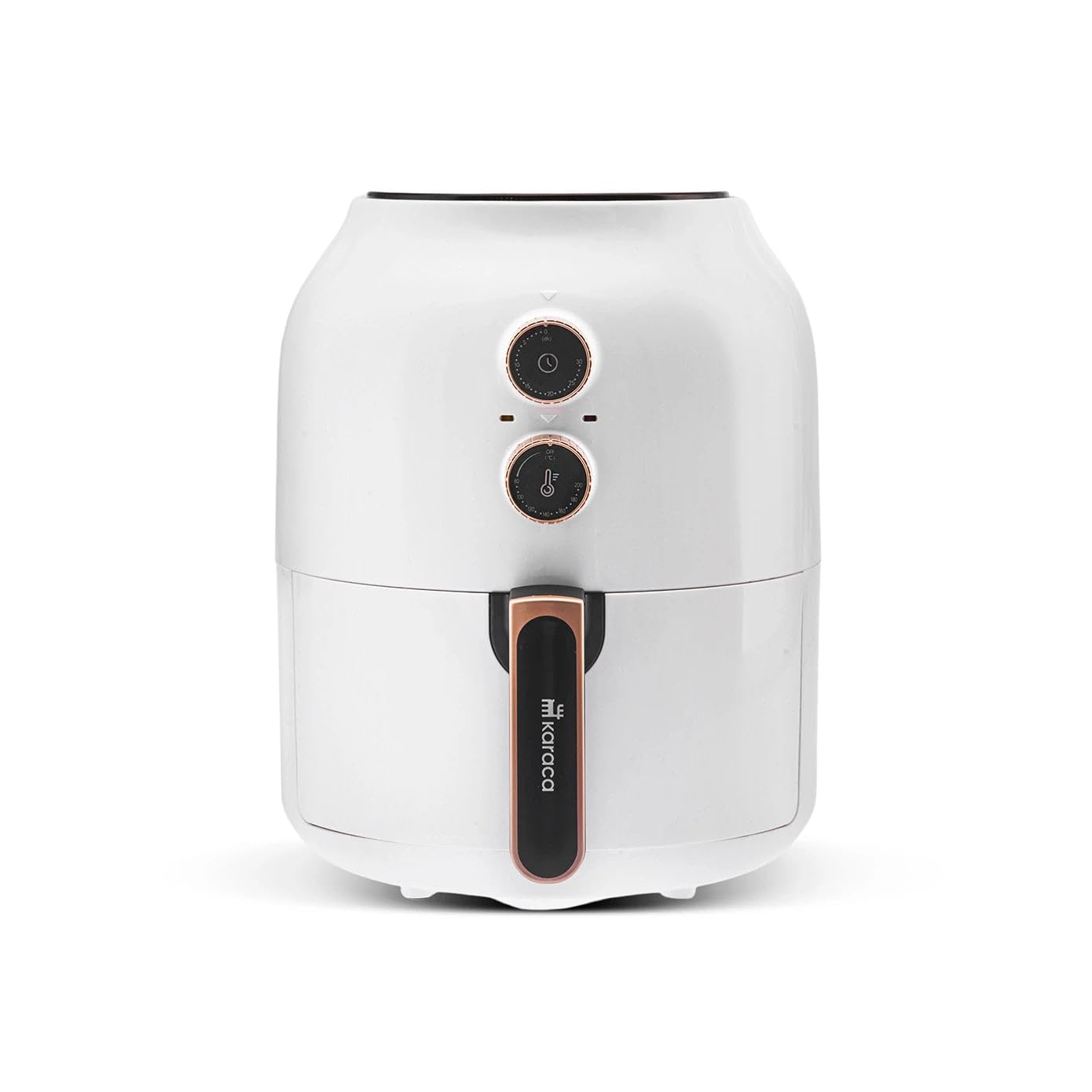 Karaca Multifry Air Fryer 3.5L, White Air Fryers with Single Drawer, Large & Compact Airfryer for Family, Oil-Free Cook, 30 Minute Timer & Adjustable Temperature, 360° Air Circulation, 1300W
