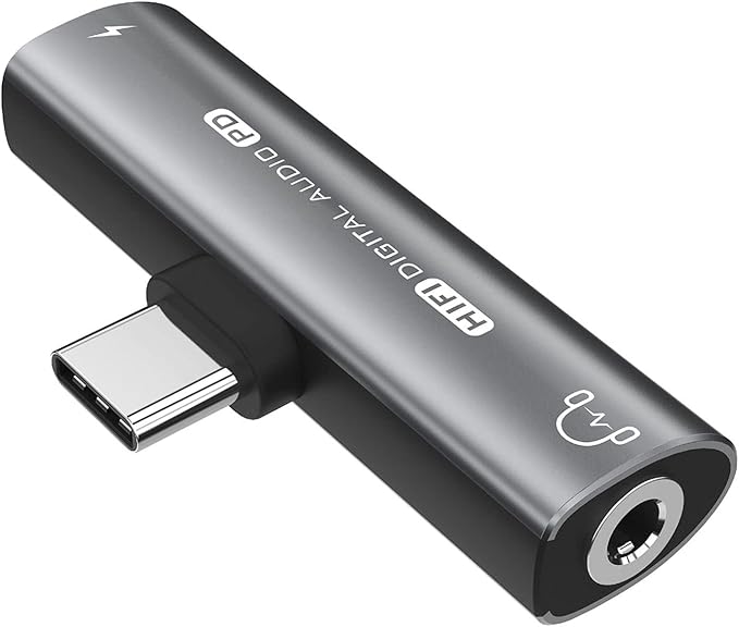 Samsung Galaxy S22 Headphone Adapter, 2 in 1 USB C to 3.5mm Headphone