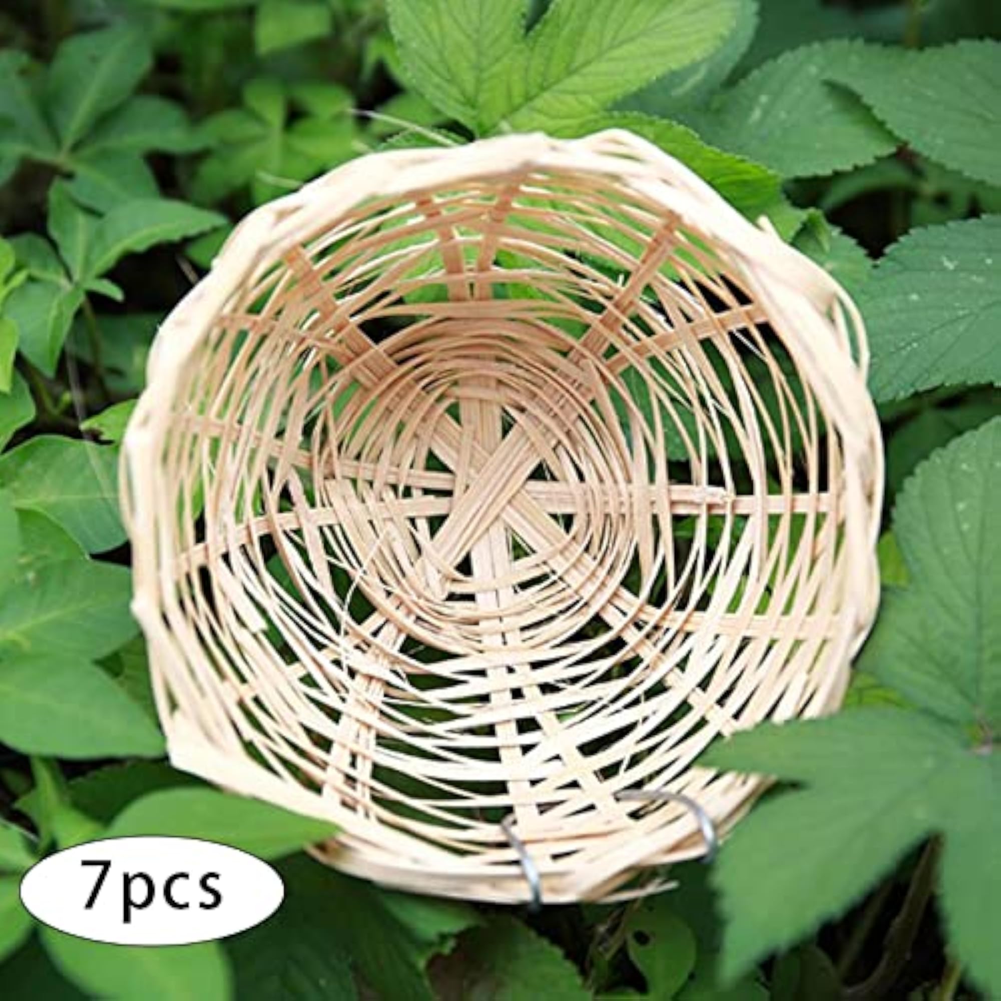 7pcs Bamboo Canary Nest Pan for Bird Breeding