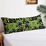 DHYYE Tractor Body Pillow Case Cover Long for Man & Kids,Farm Machinery Themed Body Pillow Cover,Inspired by Farming Equipment (8,20 * 54')