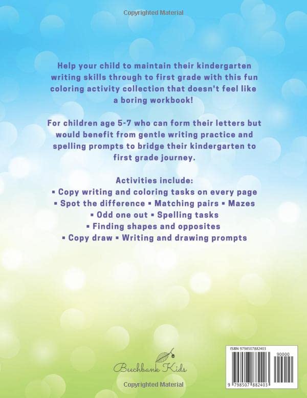 1st Grade Summer Prep - Read Write Color!: Practice writing skills and more with fun coloring activities that bridge K-1 (K-1 Summer Prep) - Image 2