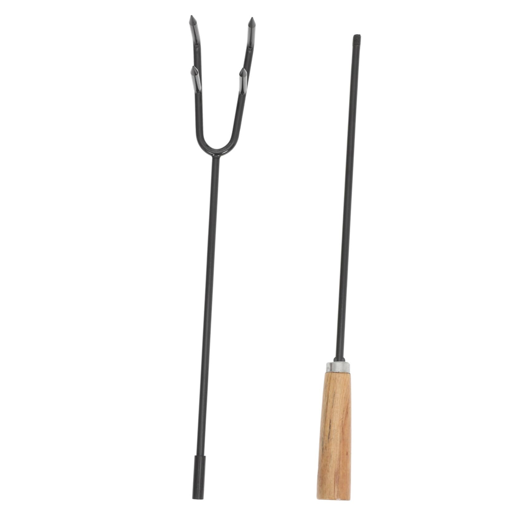 CIYODO Indoor/Outdoor Fire Pit Tongs Ash Removal Fire Hook Bonfire Poker Log Grabber Long Handled